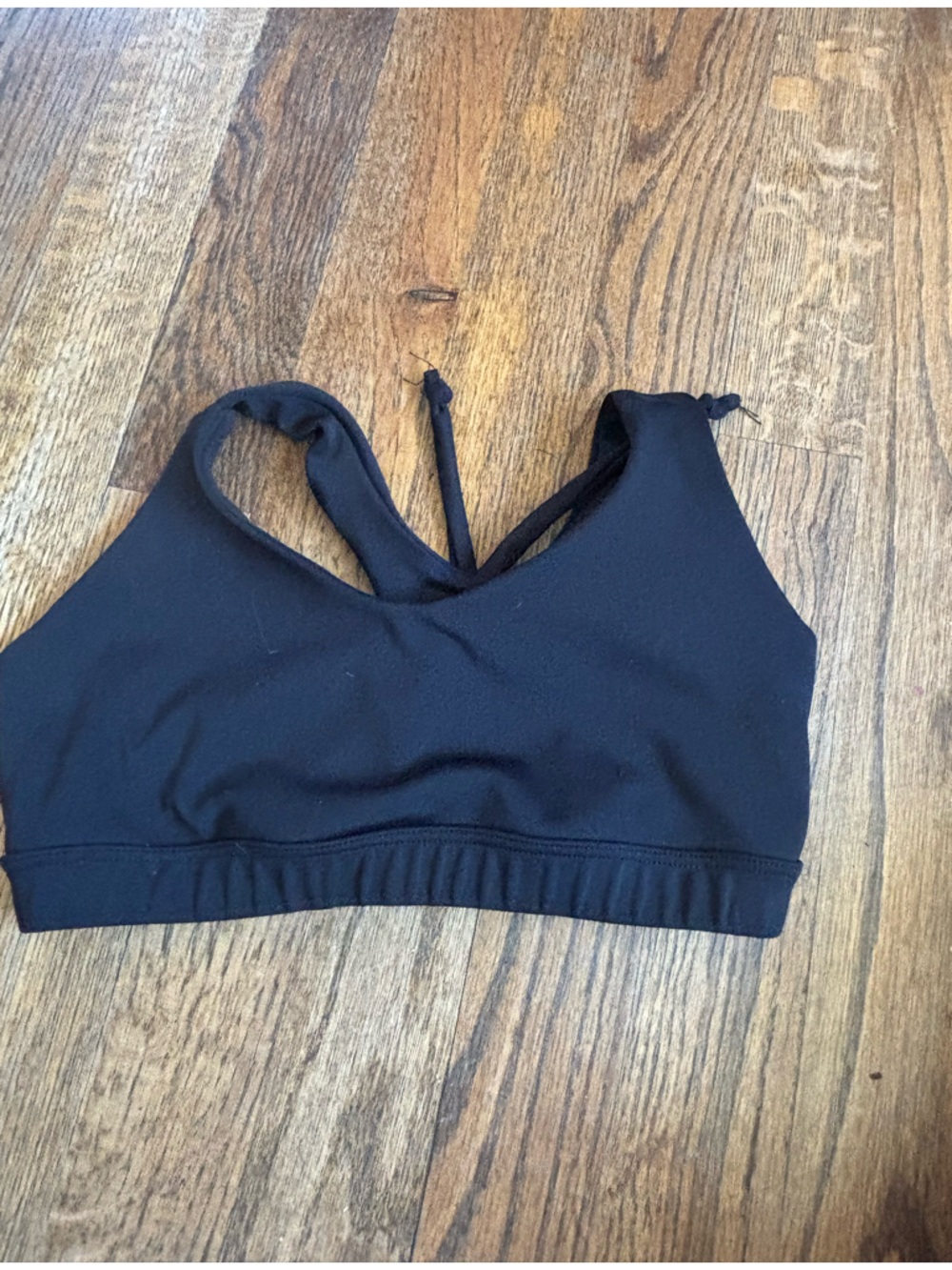 Black Sports Bra with Racerback